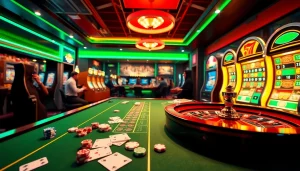Experience the thrill of Web 68 game bài with exciting casino tables and vibrant slot machines.