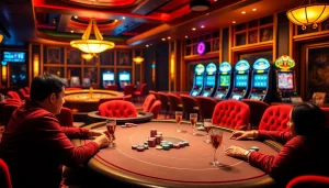 Experience thrilling poker action at https://dagathomo.design/ while surrounded by high-stakes casino excitement.